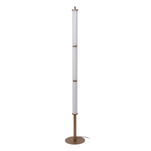 Lucide VALENTINE - Floor lamp - Ø 23 cm - LED Dim. - CCT - 1x37W 2200K/3000K - Champagne Color - Vibes - turned off
